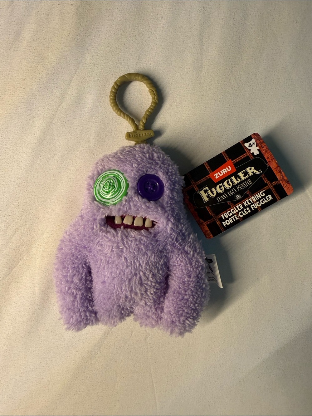 ZURU Fuggler Plush Keyring – Purple RARE